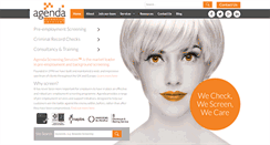 Desktop Screenshot of agenda-security.co.uk